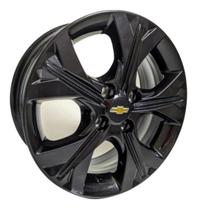 Kit 4 Rodas Aro 15 4x100 Onix Plus Preta Krmai S21
