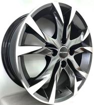 Kit 4 Rodas Aro 15 4x108 Ford Fiesta Eco Ka DK Scorro S215 Kit 4 Rodas Aro 15 4x108 Ford Fiesta Eco Ka DK Scorro S215