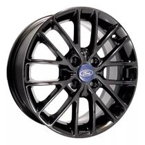 Kit 4 Rodas Aro 15 Ford Ka New Fiesta Ecosport 4x108 Cor Preta Kit 4 Rodas Aro 15 Ford Ka New Fiesta Ecosport 4x108 Cor Preta