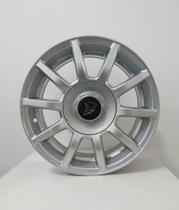 Kit 4 Rodas Aro 15 Spirit Brw 1570 5X100 Prata