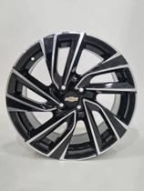 Kit 4 Rodas Aro 15x6 4x100 Celta Preta Diamantada Krmai K72 Kit 4 Rodas Aro 15x6 4x100 Celta Preta Diamantada Krmai K72