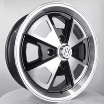 Kit 4 Rodas Aro 15x6 4x130 VW Fusca BD Krmai R84 Kit 4 Rodas Aro 15x6 4x130 VW Fusca BD Krmai R84