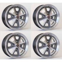 Kit 4 Rodas Aro 15x6 4x130 VW Fusca GD Krmai R84