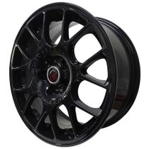 Kit 4 Rodas Aro 15x6 BBS Morgan 5x100 Black