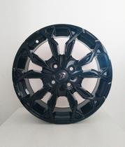 Kit 4 Rodas Aro 15x6 BRW 1630 4x108 Black