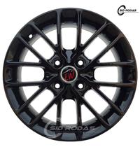 Kit 4 Rodas Aro 15x6 Esportiva 4X108 Et40 Black EW B20