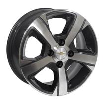 Kit 4 Rodas Aro 15x6 Gm Onix LTZ 4x100 BD Krmai R82