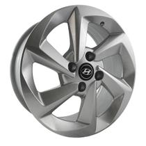 Kit 4 Rodas Aro 15x6 HB20 Confort Plus 4X100 Prata BRW 1290 Kit 4 Rodas Aro 15x6 HB20 Confort Plus 4X100 Prata BRW 1290