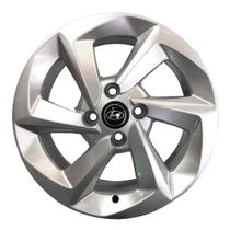 Kit 4 Rodas Aro 15x6 HB20 Confort Plus 4X100 Prata BRW 1290