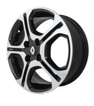 Kit 4 Rodas Aro 15x6 Renalt Sandeiro Gt Line 4x100 BD Krmai R97