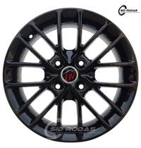 Kit 4 Rodas Aro 15x6 Toyota Esportiva 4X100 Et40 Black EW B20