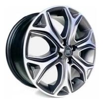 Kit 4 Rodas Aro 16X6 4X98 Strada Volcano Grafite Fosca Diamantada Krmai S29