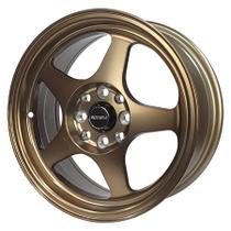 Kit 4 Rodas Aro 16x7 Rodera EVO 4x100/108 ET35 Bronze