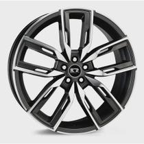 Kit 4 Rodas Aro 17x7 5x108 Ford Preta Diamantada Krmai K67 Kit 4 Rodas Aro 17x7 5x108 Ford Preta Diamantada Krmai K67