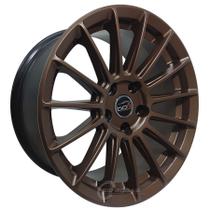 Kit 4 Rodas Aro 17x8 Sunline 5x113 Bronze Fosco