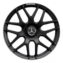 kit 4 Rodas aro 18 Mercedes 5x112 S63 C63 Preta Fosca