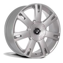 kit 4 Rodas Aro 18x6 Volcano Avant Touareg 5x100/112 Prata