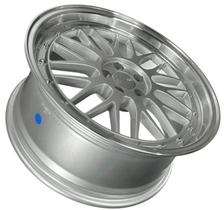 Kit 4 Rodas Aro 18x8,5 Rodera LM 5X112 Prata Et 35