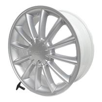 Kit 4 Rodas Aro 20x7,5 Omega PowerTech 5x110 Prata BRW 1860 Kit 4 Rodas Aro 20x7,5 Omega PowerTech 5x110 Prata BRW 1860