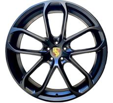 Kit 4 Rodas Aro 20x8 Porsche GTS 5X120 Black Acet.