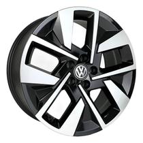 Kit 4 Rodas Aro 22X9 5x120 Amarok Preta Diamantada Krmai S58