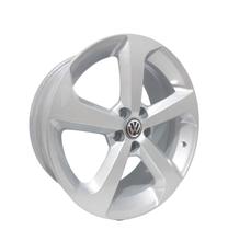 kit 4 Rodas Aro17x7 Brooklyn 5X100 Prata Zk-956