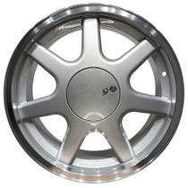 Kit 4 Rodas BRW 2180 STTAR Aro 18x6 4x100 Prata Diamantada