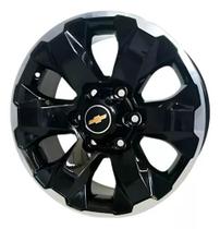 kit 4 rodas da S10 ltz aro 16 preta diamantada