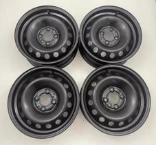 Kit 4 rodas de Ferro Fiat Aro 14 - MOBI UNO PALIO SIENA Toda linha fiat