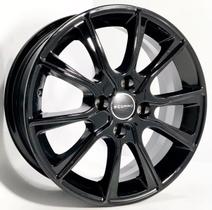 Kit 4 Rodas Esportiva Aro 15 4x100 Gol Voyage Onix Prisma Black Scorro S220