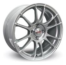 Kit 4 Rodas Esportiva Oz Race Aro 15x6 4x100 S251 Cor Prata Kit 4 Rodas Esportiva Oz Race Aro 15x6 4x100 S251 Cor Prata