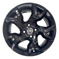 Kit 4 Rodas Fiat Argo 4x98 aro 14 Black R92 Kit 4 Rodas Fiat Argo 4x98 aro 14 Black R92