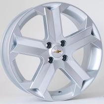 Kit 4 rodas GM Agile Montana sport Aro 17 4X100 ET43 Prata R26