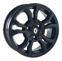 Kit 4 Rodas kWID Aro 14x5 3x100 Preta M7 Ofset 35