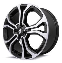Kit 4 Rodas M7 17X7 Renult 4X100 ET42 Black Diamante Kit 4 Rodas M7 17X7 Renult 4X100 ET42 Black Diamante