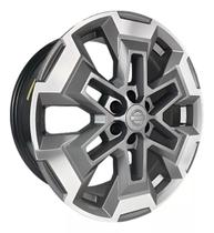 Kit 4 Rodas Nissan Frontier Aro 20 Tala 8,5 6x114 Krmai S51 GD Kit 4 Rodas Nissan Frontier Aro 20 Tala 8,5 6x114 Krmai S51 GD