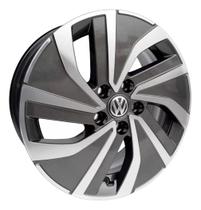 Kit 4 rodas vw novo polo track 2023 4x100 aro 15 - gd- s44