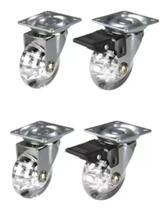 Kit 4 Rodinhas de Silicone 43mm