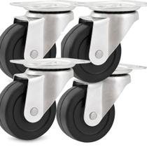 Kit 4 rodizio giratorio 2" pol leve preto vonder Kit 4 rodizio giratorio 2" pol leve preto vonder