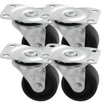 Kit 4 rodizio giratorio 38mm 7629me13-zi-alianca