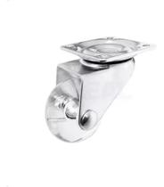 Kit 4 Rodízios Rodinha p/ Móveis Giratório Silicone Gel 35mm Aliança