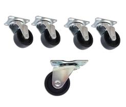 Kit 4 Rodízios Rodinhas Giratórias Móveis Vaso Mesa Bancada