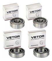 Kit 4 Rolamento Diferencial Chevette Opala 4/6cil Braseixos