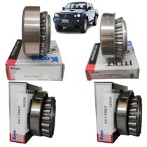 Kit 4 rolamento diferencial dianteiro l200 gls 2.5 outdoor