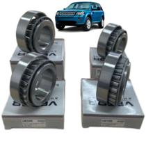 Kit 4 Rolamento Diferencial Traseiro Freelander Ii 2.2 06-14