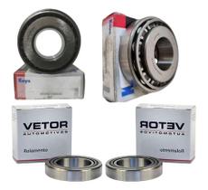 Kit 4 Rolamento Diferencial Traseiro Hilux Sw 2.8 3.0 92-04