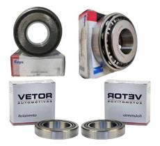 Kit 4 Rolamento Diferencial Traseiro Hilux Sw 2.8 3.0 92-04