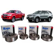 Kit 4 Rolamento Hilux Sw4 Diferencial Dianteiro 2005 A 2015 Kit 4 Rolamento Hilux Sw4 Diferencial Dianteiro 2005 A 2015