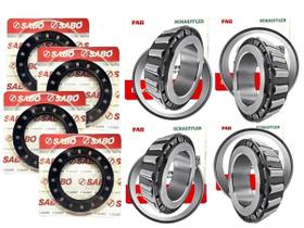 Kit 4 Rolamento Roda Dianteiro Corcel Belina Del Rey Pampa + 4 Retentores Roda Sabó Kit 4 Rolamento Roda Dianteiro Corcel Belina Del Rey Pampa + 4 Retentores Roda Sabó