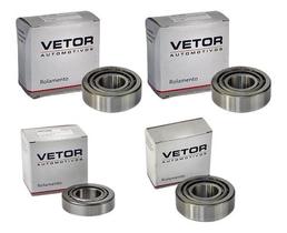 Kit 4 Rolamentos Diferencial Ford Edge 3.5 Awd 2010 2011 V6